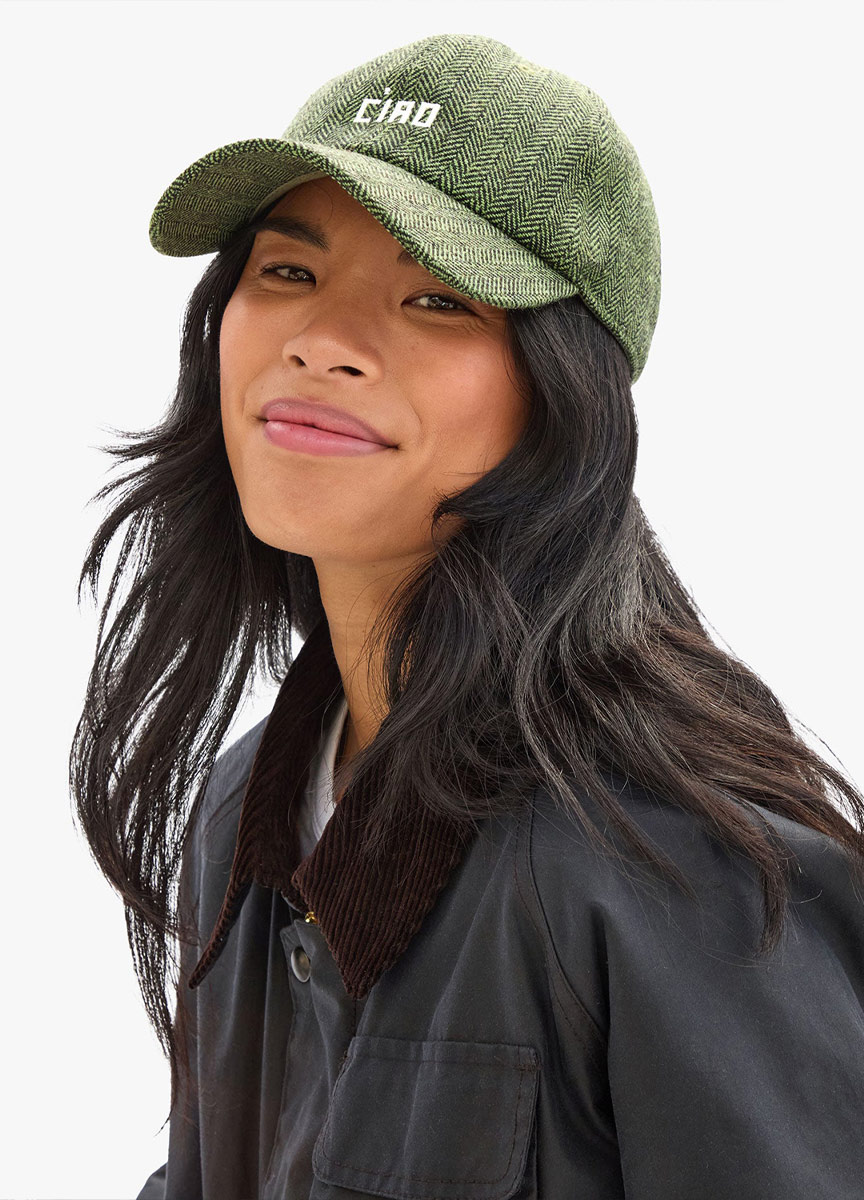 羊毛刺繡棒球帽